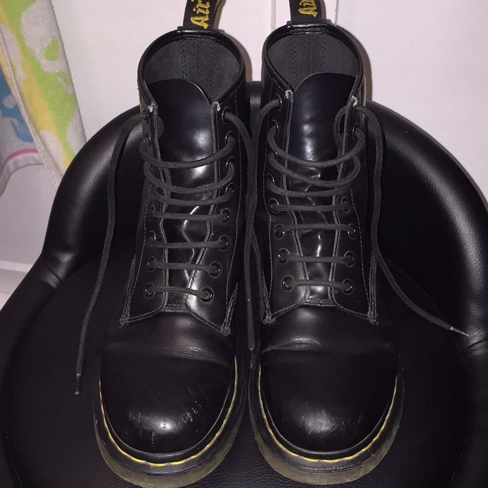 black Dr.Martens boots